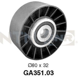  įtempiklio skriemulys, V formos rumbuotas diržas