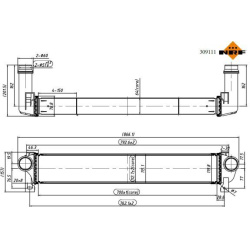  tarpinis suslėgto oro aušintuvas, kompresorius