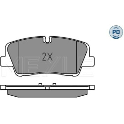  stabdžių trinkelių rinkinys, diskinis stabdys <small>MEYLE-PD: Advanced performance and design.</small>