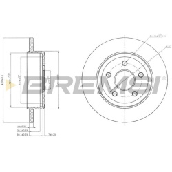  stabdžių diskas (1vnt)