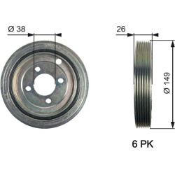 skriemulys, alkūninis velenas <small>DriveAlign™</small>  skriemulys, alkūninis velenas <small>DriveAlign™</small>