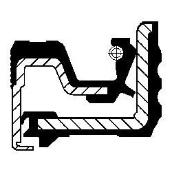  veleno sandariklis, alkūninis velenas