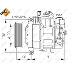  kompresorius, oro kondicionierius <small>EASY FIT</small>