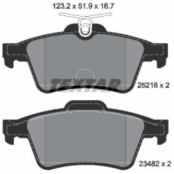 stabdžių trinkelių rinkinys, diskinis stabdys <small>Q+</small>