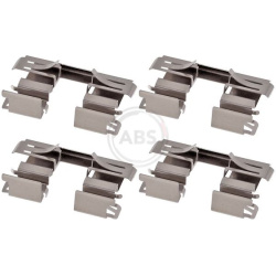  priedų komplektas, diskinių stabdžių trinkelės