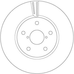 stabdžių diskas (1vnt) <small>TRW SINGLE</small>