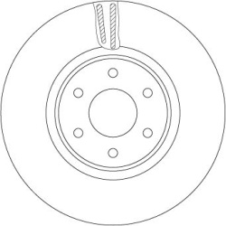  stabdžių diskas (1vnt) <small>TRW SINGLE</small>