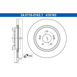  stabdžių diskas (1vnt)