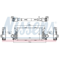 tarpinis suslėgto oro aušintuvas, kompresorius <small>** FIRST FIT **</small>  tarpinis suslėgto oro aušintuvas, kompresorius <small>** FIRST FIT **</small>