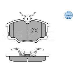  stabdžių trinkelių rinkinys, diskinis stabdys <small>MEYLE-ORIGINAL: True to OE.</small>