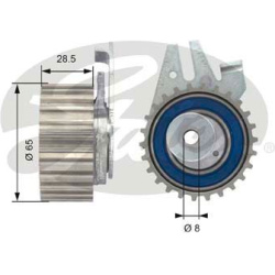  įtempiklio skriemulys, paskirstymo diržas <small>PowerGrip™</small>