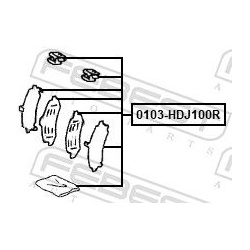  girgžd. slopinanti folija, stabdžio antd. (sankab. gaubtas)