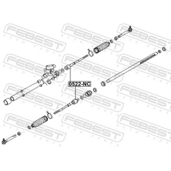  vidinė skersinė vairo trauklė