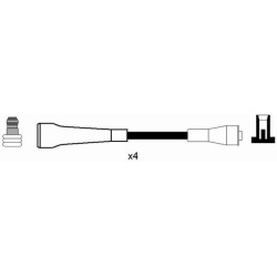  uždegimo laido komplektas