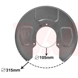  apsauginis skydas, stabdžių diskas