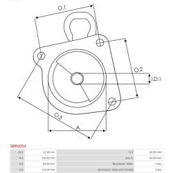  starterio dangtelis, karbiuratorius <small>Brand new AS-PL</small>