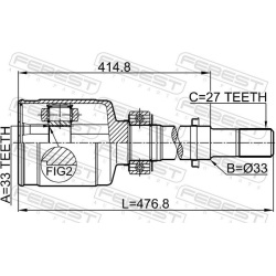  jungčių komplektas, kardaninis velenas