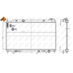  radiatorius, variklio aušinimas <small>EASY FIT</small>