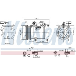  kompresorius, oro kondicionierius <small>** FIRST FIT **</small>