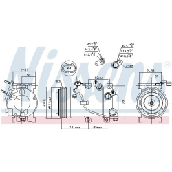  kompresorius, oro kondicionierius <small>** FIRST FIT **</small>