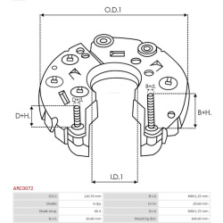  lygintuvas, kintamosios srovės generatorius <small>Brand new AS-PL</small>