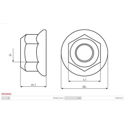  remonto komplektas, kintamosios srovės generatorius <small>AS</small>