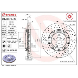  stabdžių diskas (1vnt) <small>PRIME LINE - Floating</small>