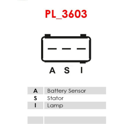  kintamosios srovės generatorius <small>Brand new AS-PL</small>