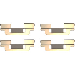  priedų komplektas, diskinių stabdžių trinkelės