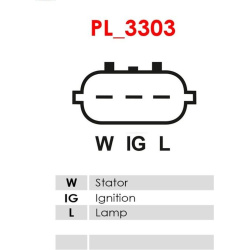  reguliatorius, kintamosios srovės generatorius <small>Brand new AS-PL</small>