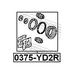  remonto komplektas, stabdžių apkaba