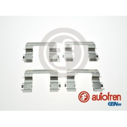  priedų komplektas, diskinių stabdžių trinkelės