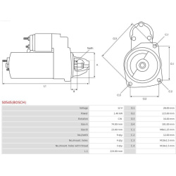  starteris <small>Brand new Bosch</small>