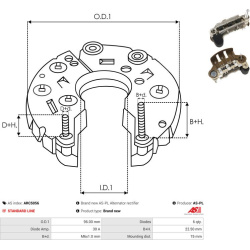  lygintuvas, kintamosios srovės generatorius <small>Brand new AS-PL</small>