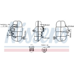 išsiplėtimo bakelis, aušinimo skystis <small>** FIRST FIT **</small>  išsiplėtimo bakelis, aušinimo skystis <small>** FIRST FIT **</small>