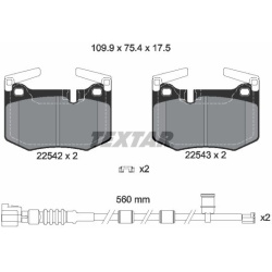  stabdžių trinkelių rinkinys, diskinis stabdys <small>Q+</small>