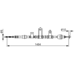  trosas, stovėjimo stabdys