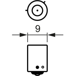  lemputė, indikatorius <small>