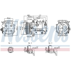 kompresorius, oro kondicionierius <small>** FIRST FIT **</small>  kompresorius, oro kondicionierius <small>** FIRST FIT **</small>
