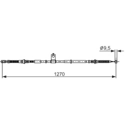  trosas, stovėjimo stabdys
