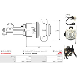  solenoidinis jungiklis, starteris <small>Brand new AS-PL</small>