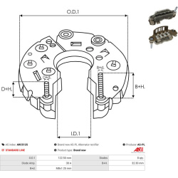  lygintuvas, kintamosios srovės generatorius <small>Brand new AS-PL</small>