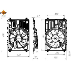  ventiliatorius, radiatoriaus