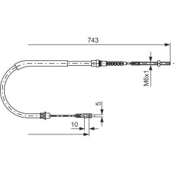  trosas, stovėjimo stabdys