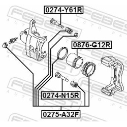  remonto komplektas, stabdžių apkaba