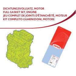  visas tarpiklių komplektas, variklis