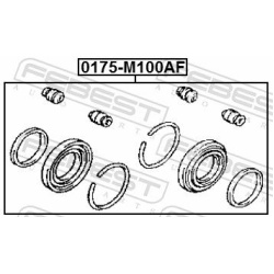 remonto komplektas, stabdžių apkaba  remonto komplektas, stabdžių apkaba