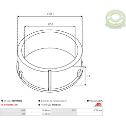 apsauginis dangtelis, kint. sr. generatorius <small>Brand new AS-PL</small>