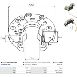  lygintuvas, kintamosios srovės generatorius <small>Brand new Letrika</small>