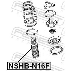  apsauginis dangtelis/gofruotoji membrana, amortizatorius
